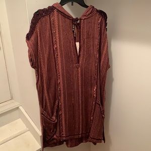 Maroon Free People coverup